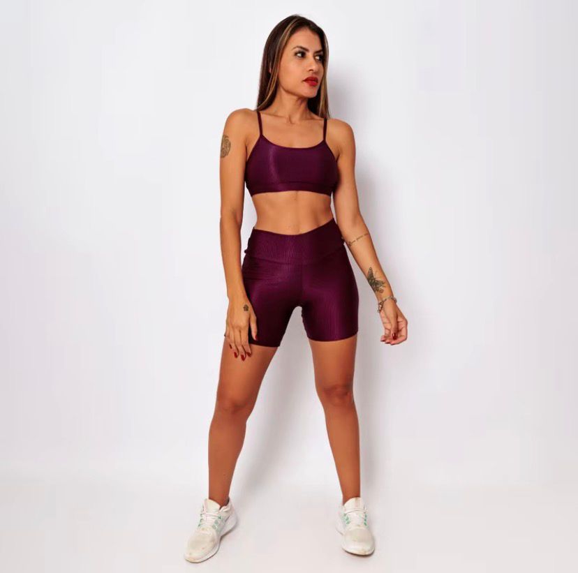 Conjunto de Academia Meia-Coxa