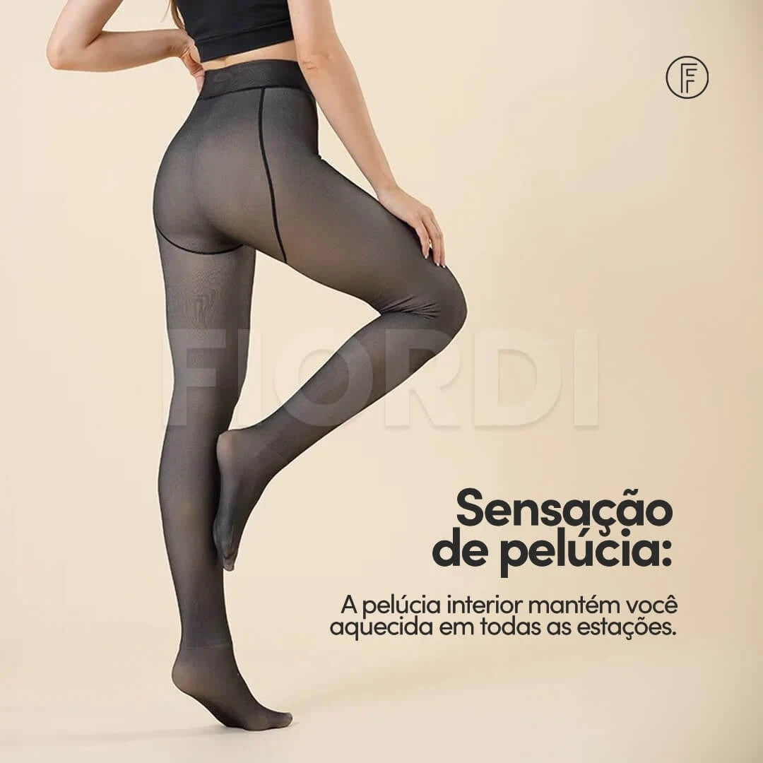 KIT 2 Meia-Calça Peluciada com Lã