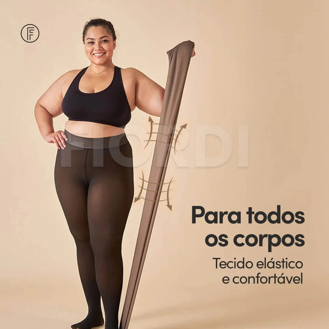 KIT 2 Meia-Calça Peluciada com Lã