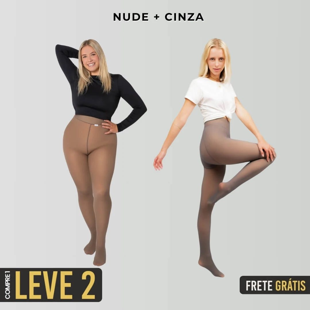 KIT 2 Meia-Calça Peluciada com Lã