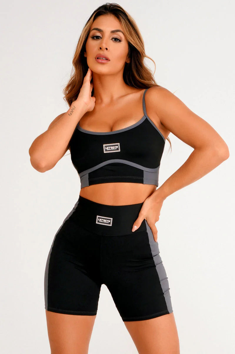 Top + Short Letty Preto